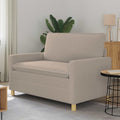 Sofa Hellgrau 126 x 81 x 87,5 cm Stoff