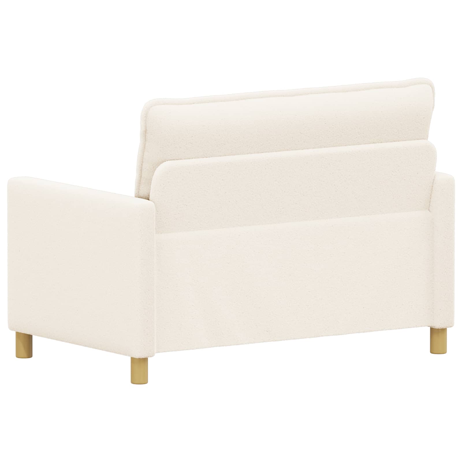 Sofa Creme 126 x 81 x 87,5 cm Stoff