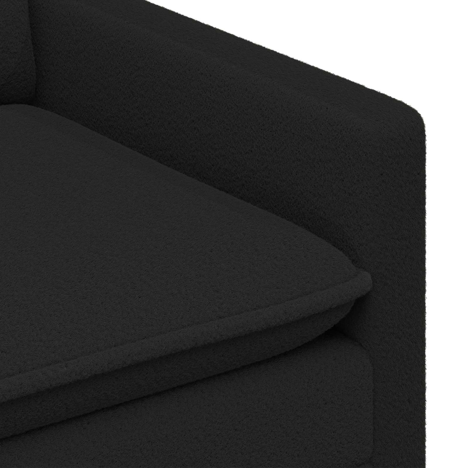 Sofa Schwarz 126 x 81 x 87,5 cm Stoff