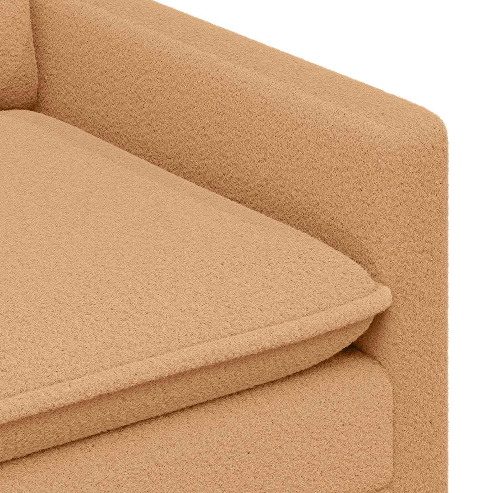 Sofa Beige 126 x 81 x 87,5 cm Stoff