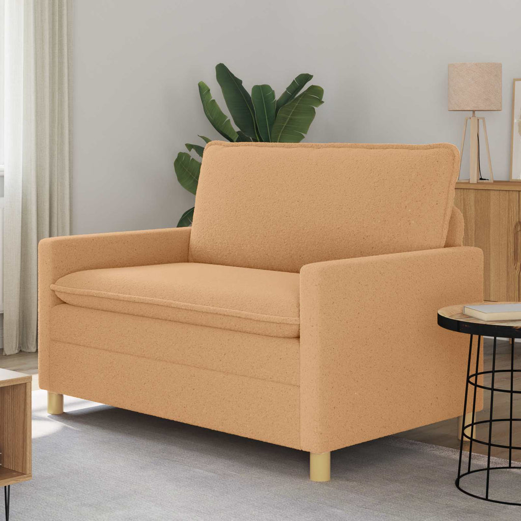 Sofa Beige 126 x 81 x 87,5 cm Stoff