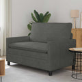 Sofa Dunkelgrau 126 x 81 x 87,5 cm Stoff