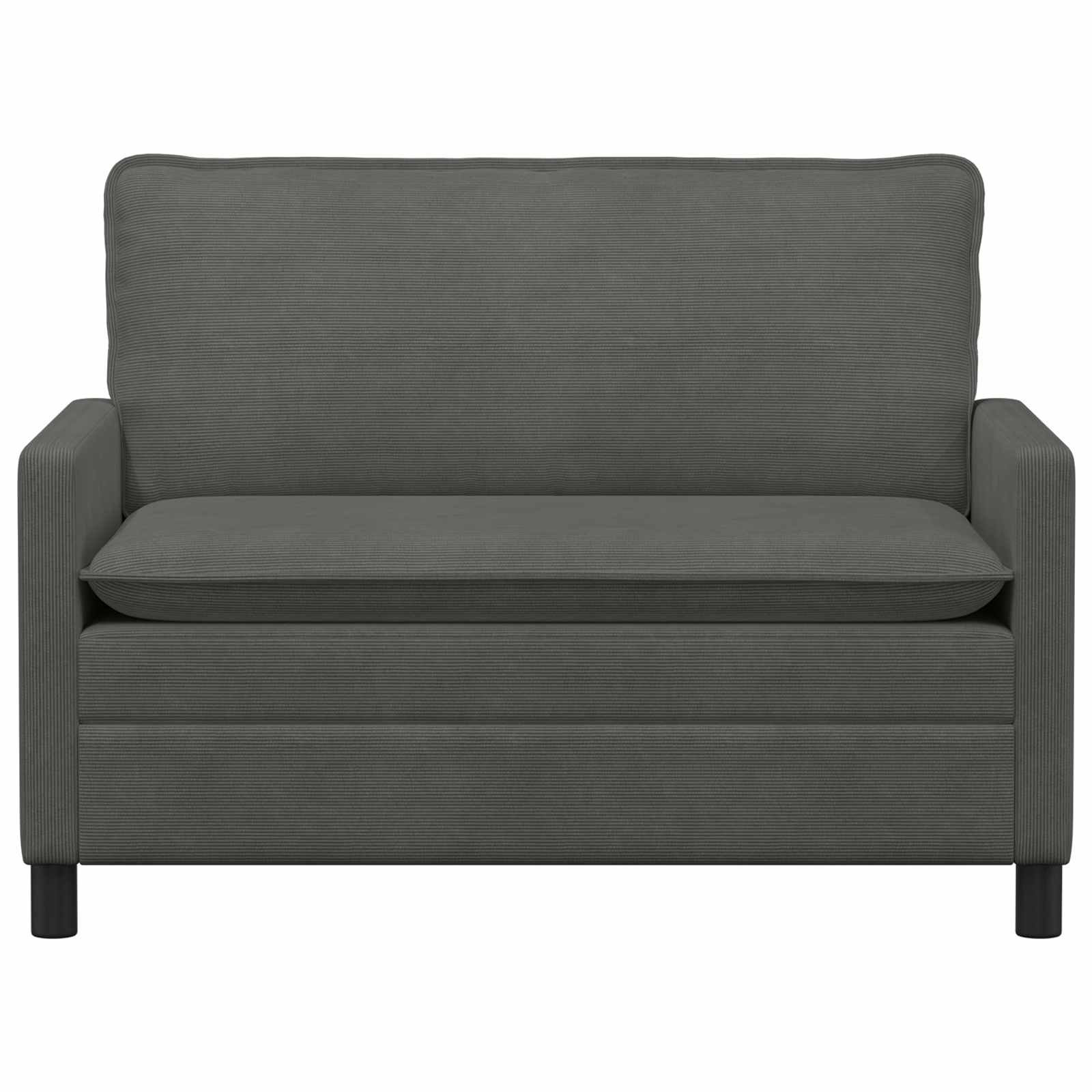 Sofa Dunkelgrau 126 x 81 x 87,5 cm Stoff