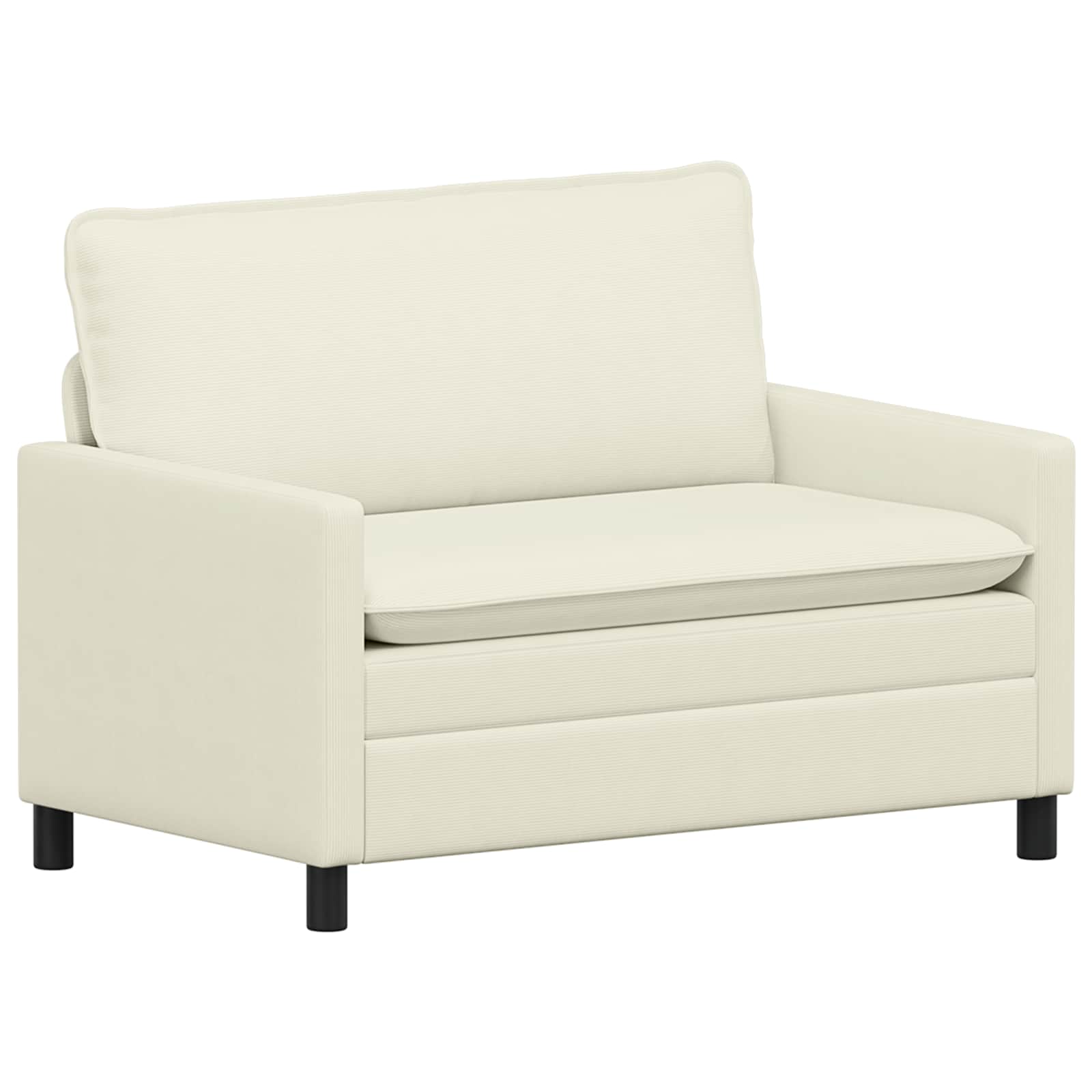 Sofa Creme 126 x 81 x 87,5 cm Stoff
