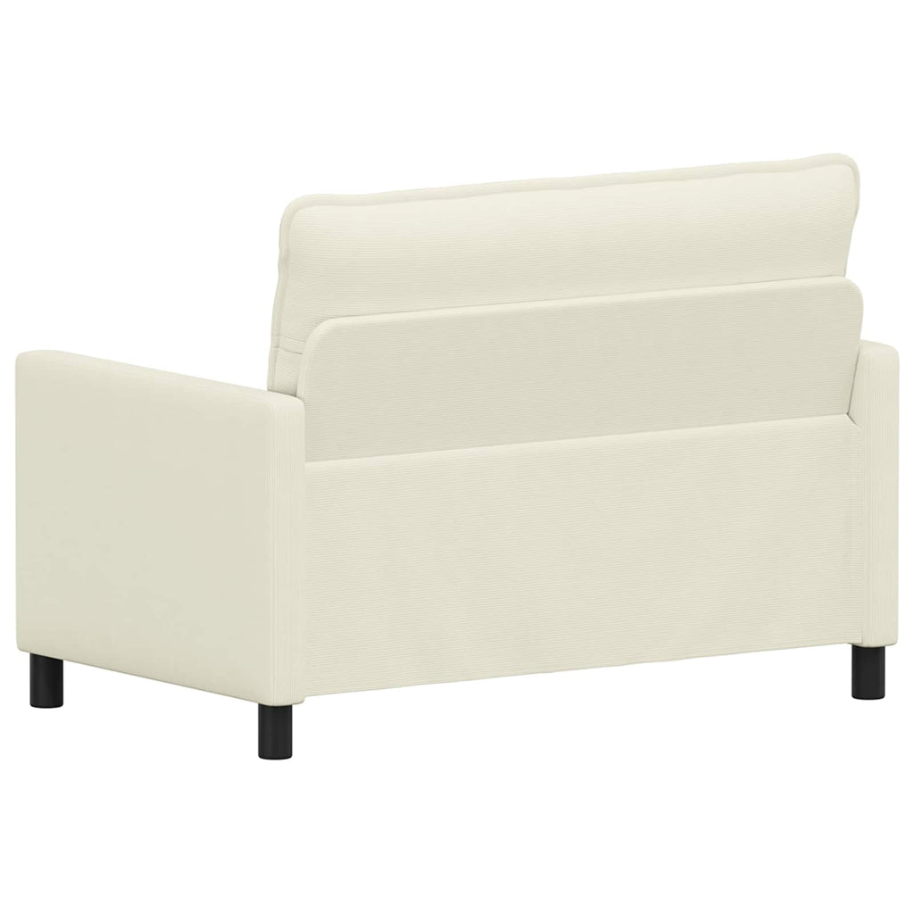 Sofa Creme 126 x 81 x 87,5 cm Stoff