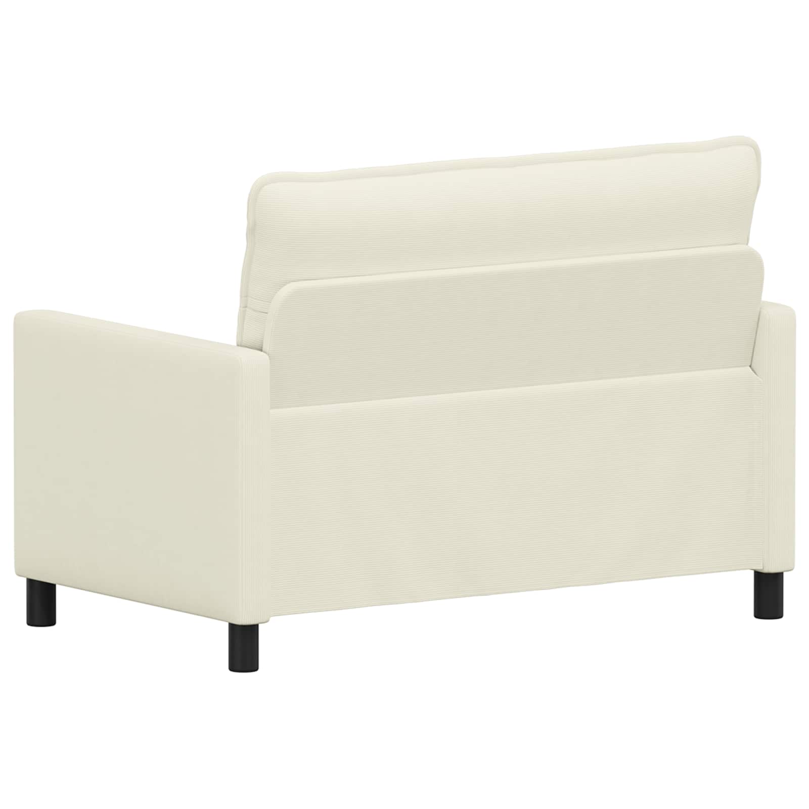 Sofa Creme 126 x 81 x 87,5 cm Stoff