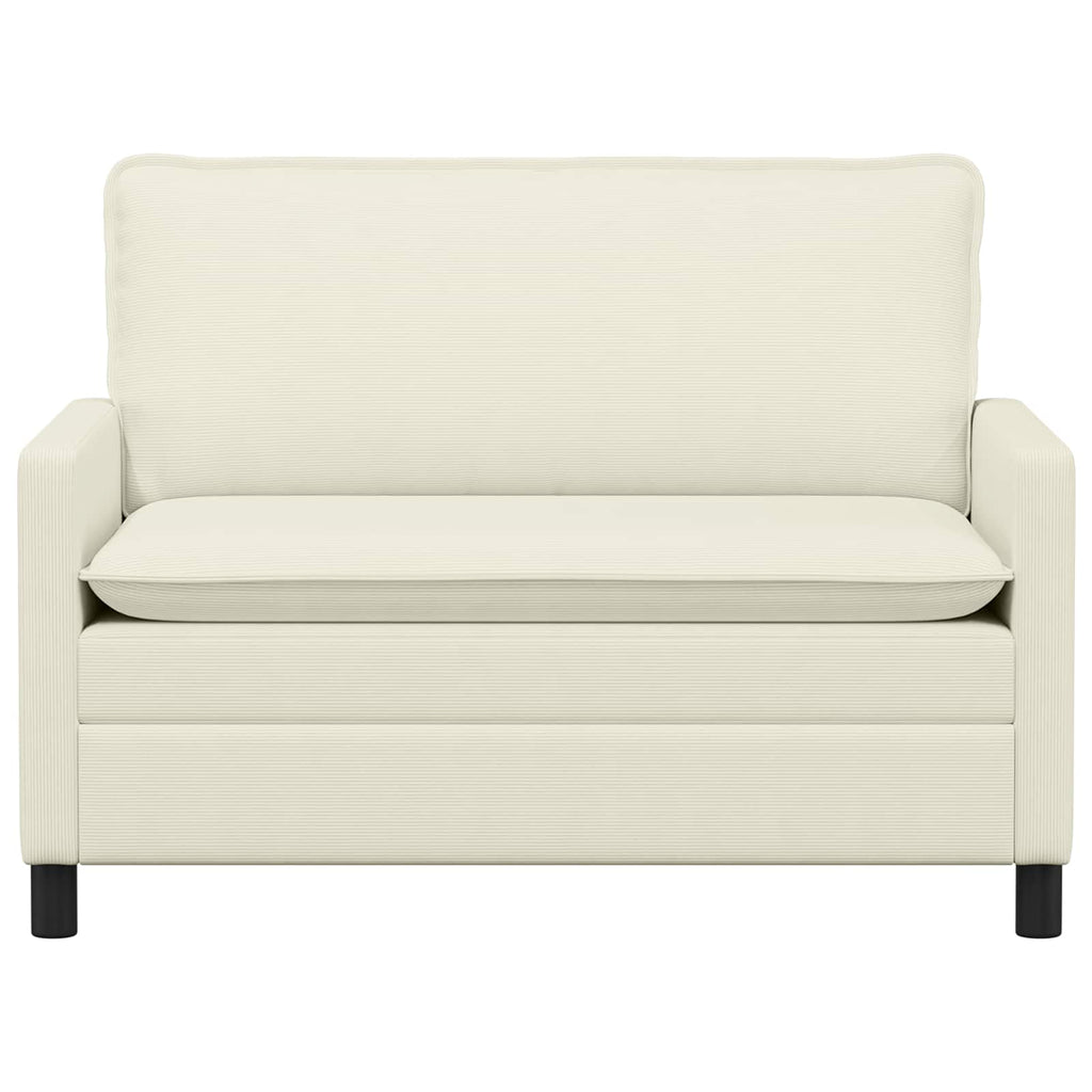 Sofa Creme 126 x 81 x 87,5 cm Stoff