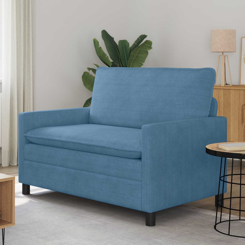 Sofa Blau 126 x 81 x 87,5 cm Stoff