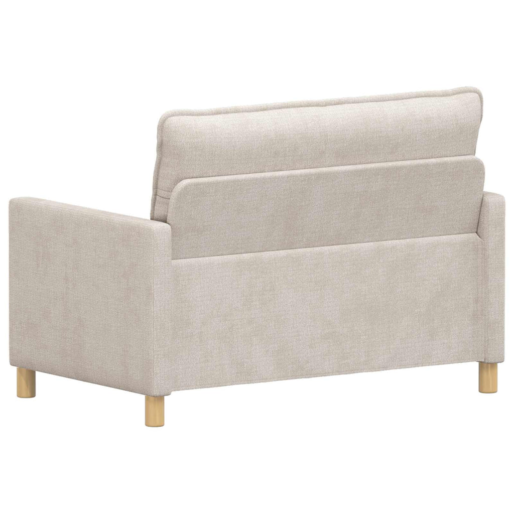 Sofa Creme 126 x 81 x 87,5 cm Polyester