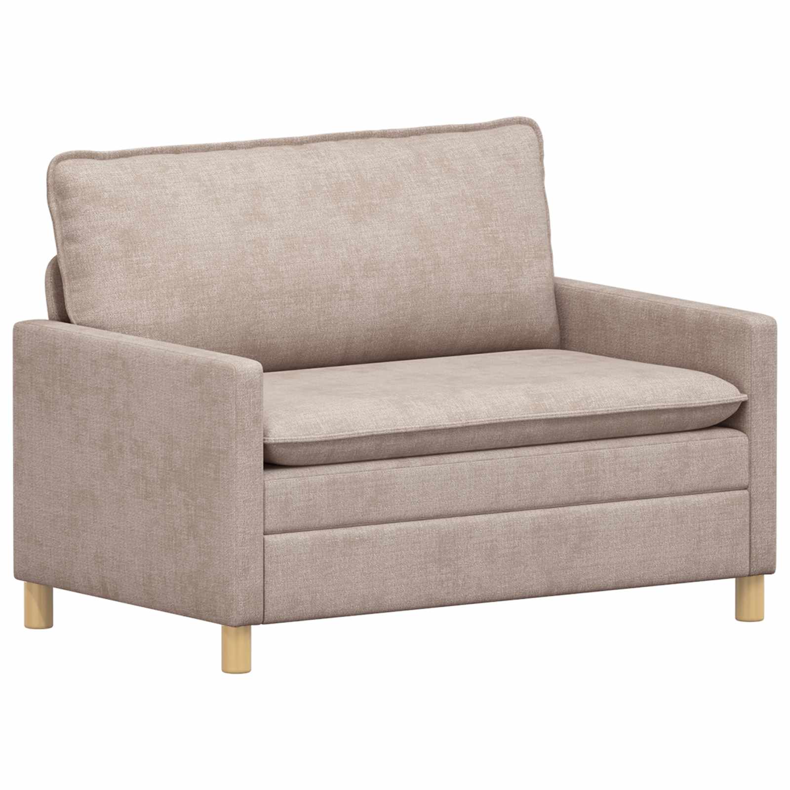 Sofa Beige 126 x 81 x 87,5 cm Polyester