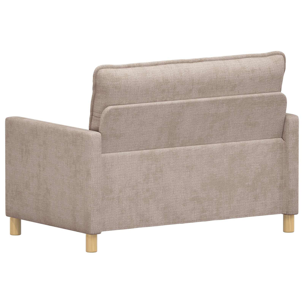 Sofa Beige 126 x 81 x 87,5 cm Polyester
