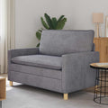 Sofa Hellgrau 126 x 81 x 87,5 cm Polyester