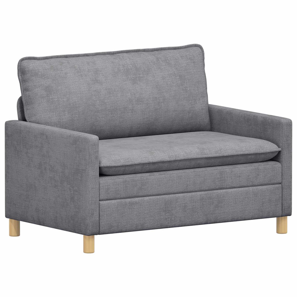 Sofa Hellgrau 126 x 81 x 87,5 cm Polyester
