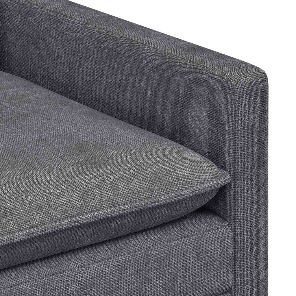 Sofa Dunkelgrau 126 x 81 x 87,5 cm Polyester