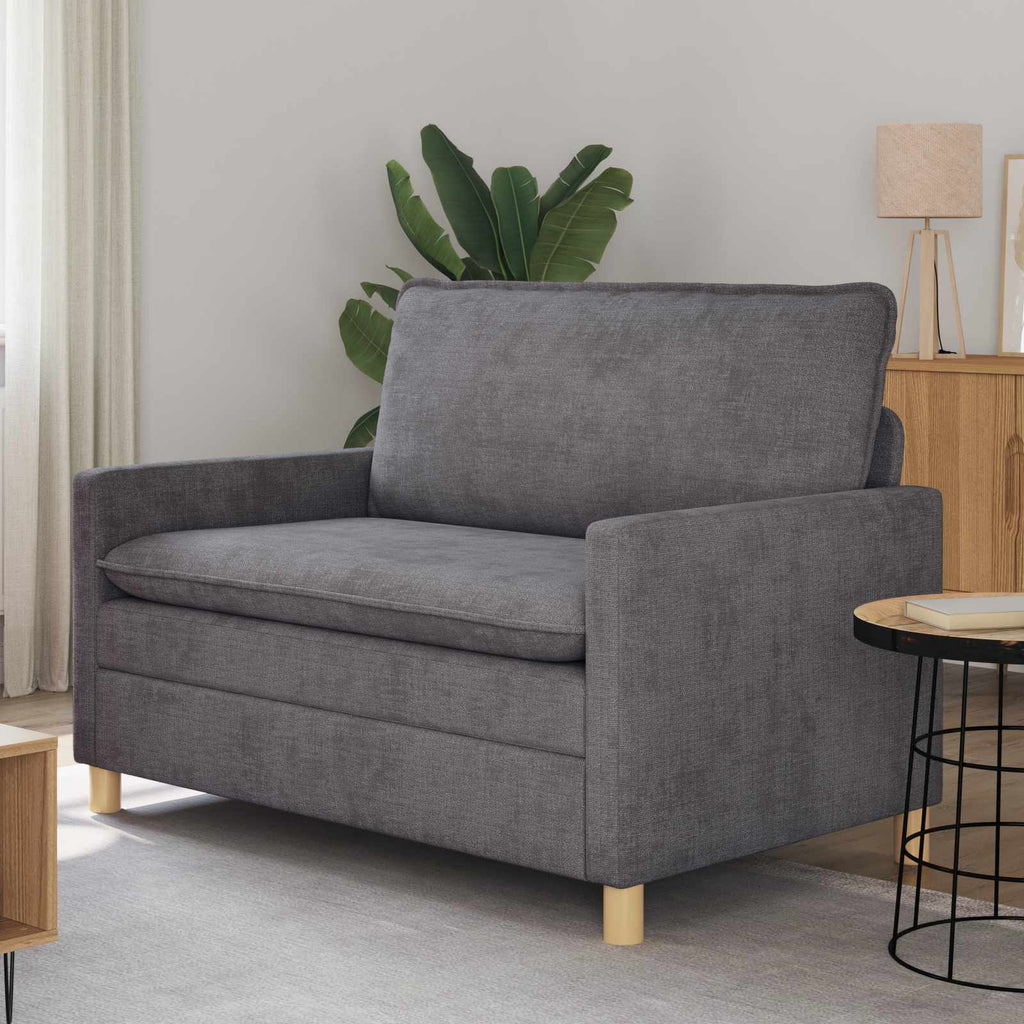 Sofa Dunkelgrau 126 x 81 x 87,5 cm Polyester