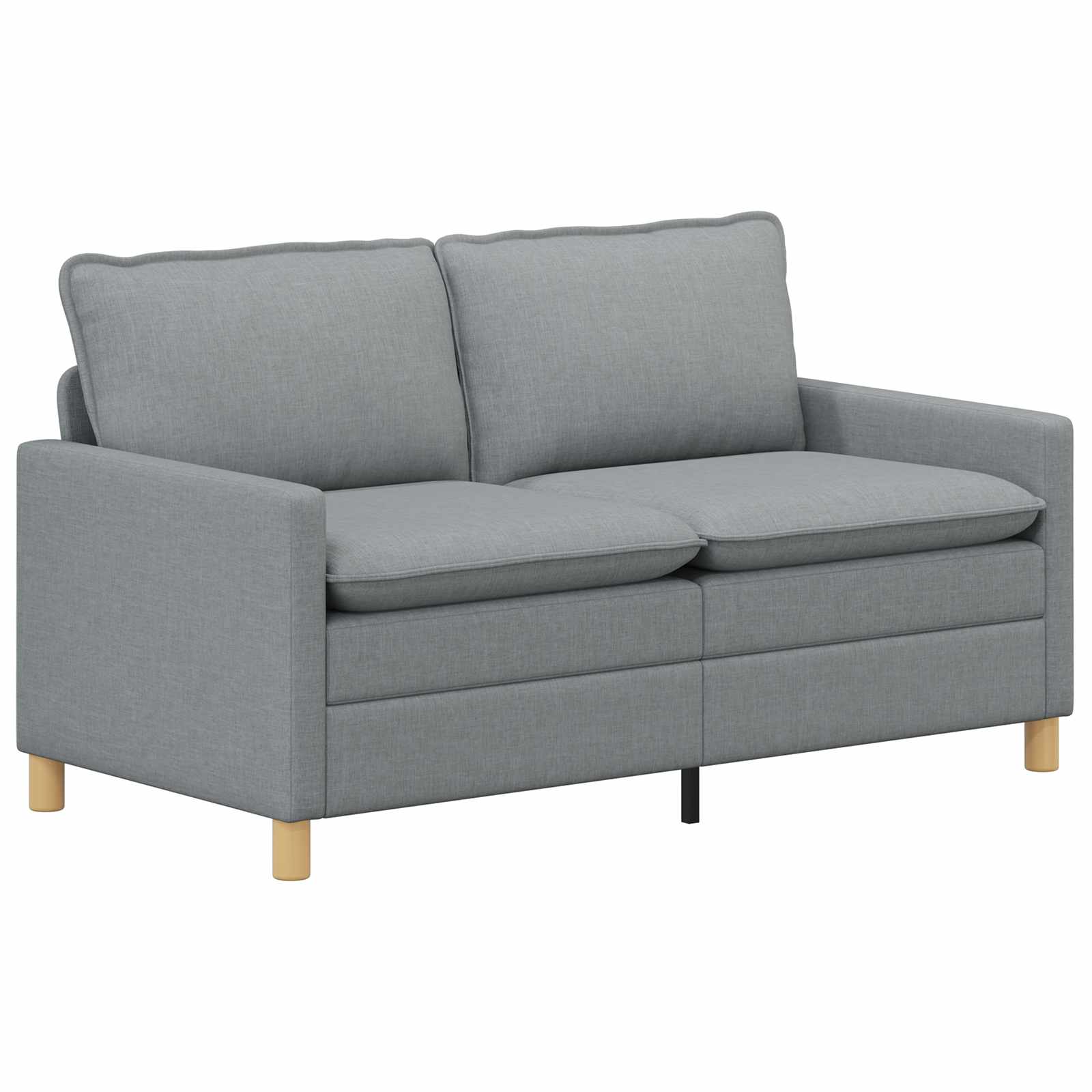 Sofa Hellgrau 156 x 81 x 87,5 cm Stoff