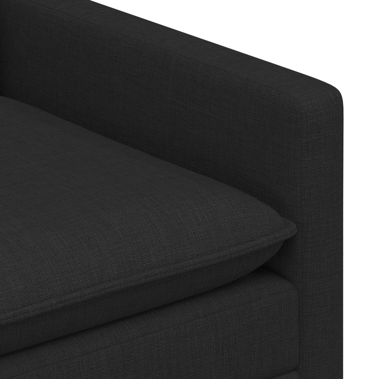 Sofa Schwarz 156 x 81 x 87,5 cm Stoff