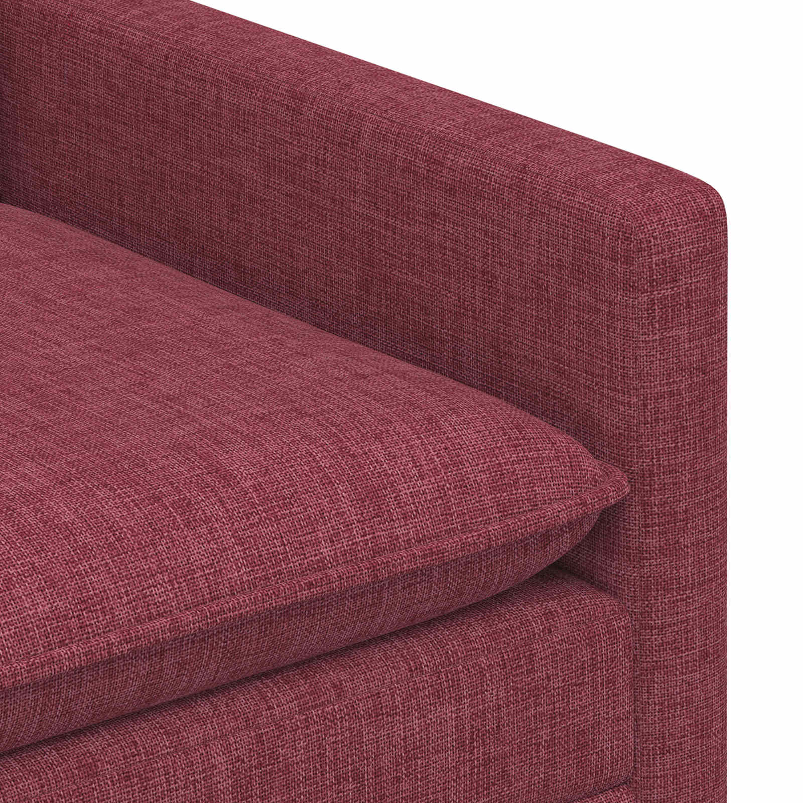 Sofa Weinrot 156 x 81 x 87,5 cm Stoff