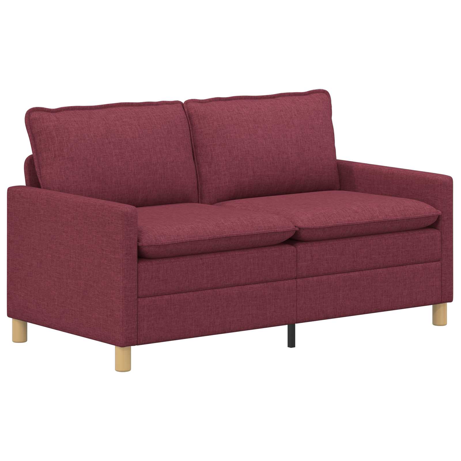Sofa Weinrot 156 x 81 x 87,5 cm Stoff