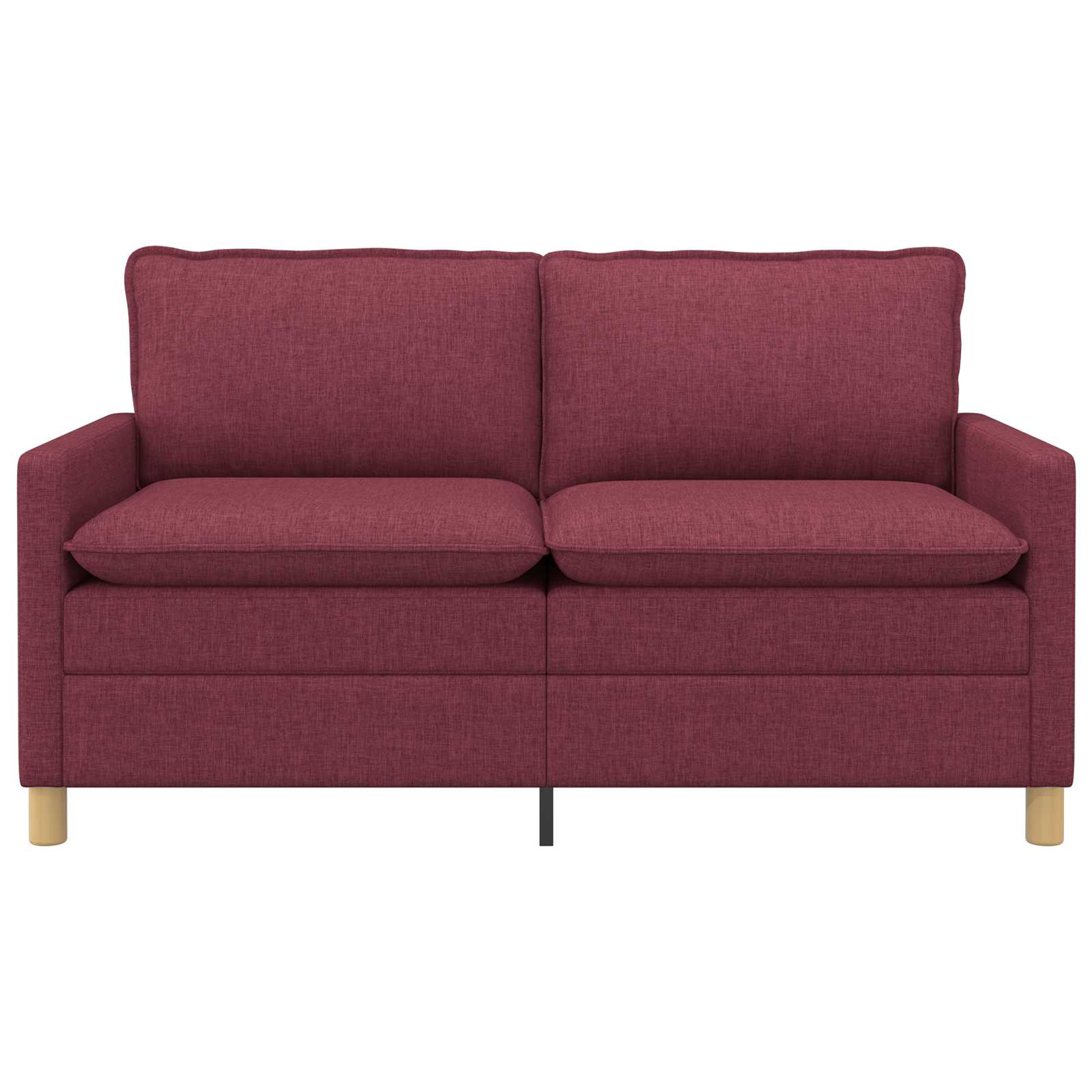 Sofa Weinrot 156 x 81 x 87,5 cm Stoff