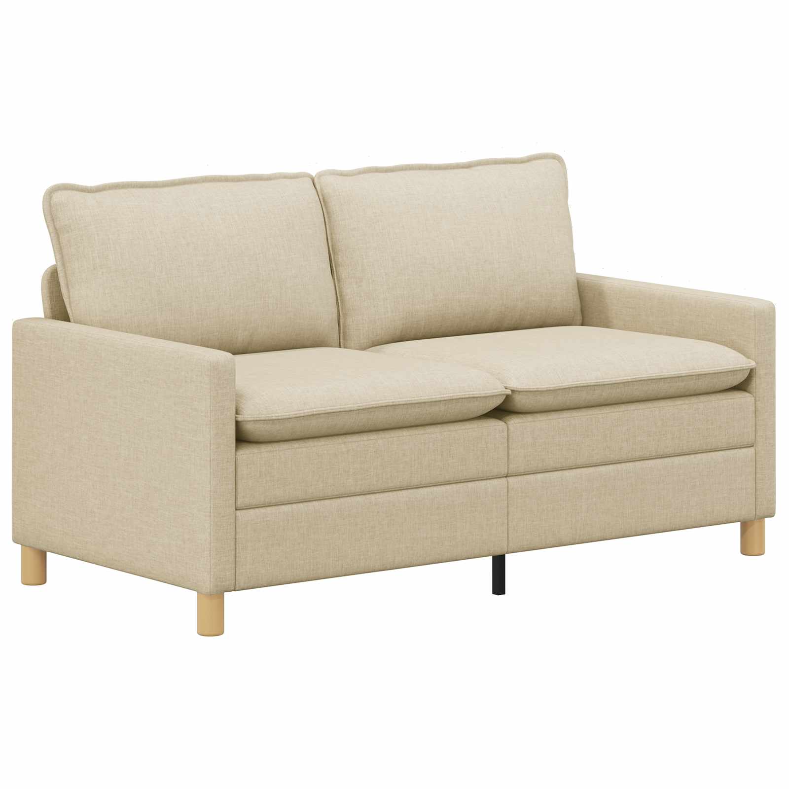 Sofa Creme 156 x 81 x 87,5 cm Stoff
