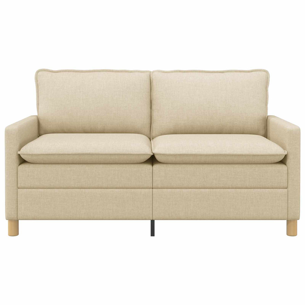 Sofa Creme 156 x 81 x 87,5 cm Stoff
