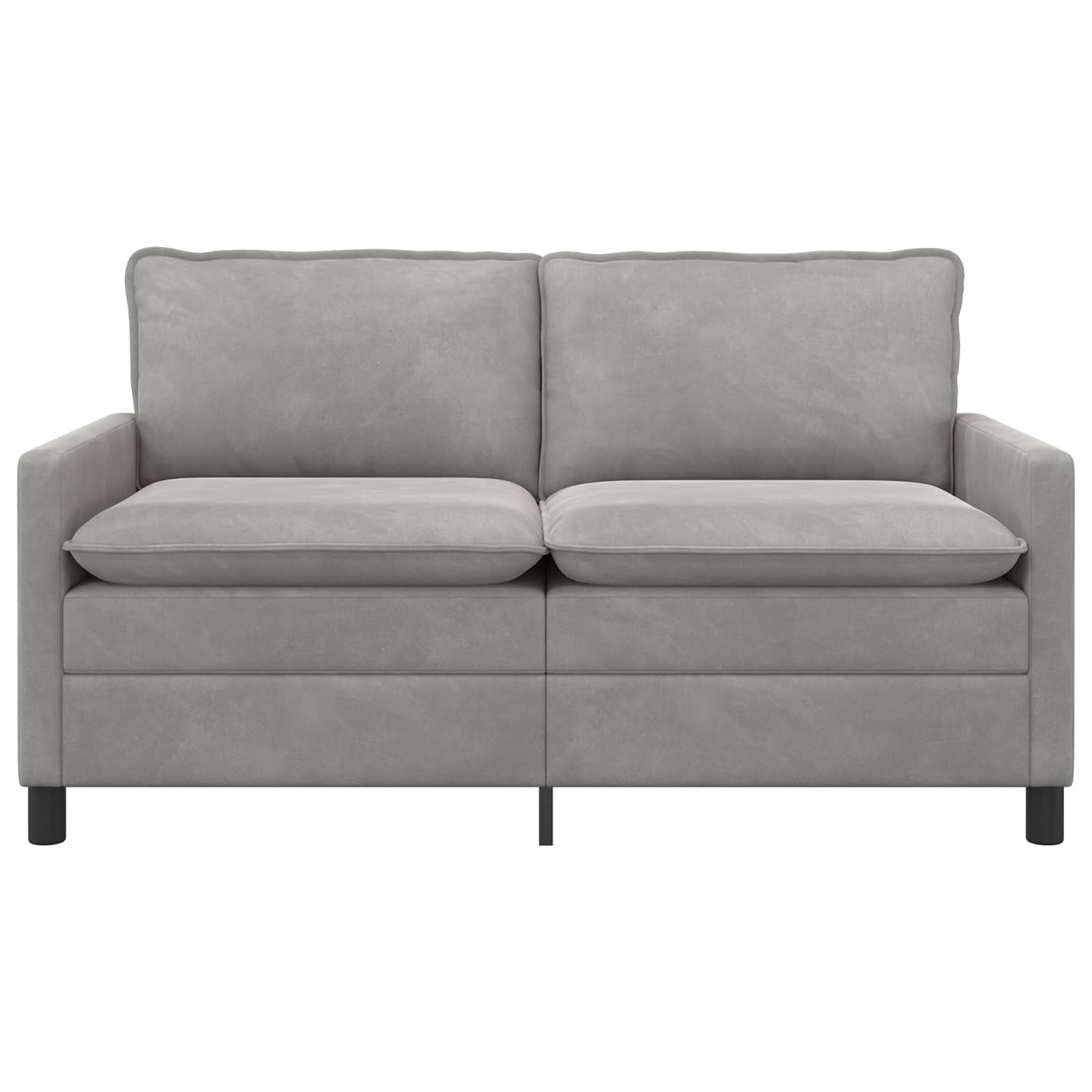 Sofa Hellgrau 156 x 81 x 87,5 cm Samt