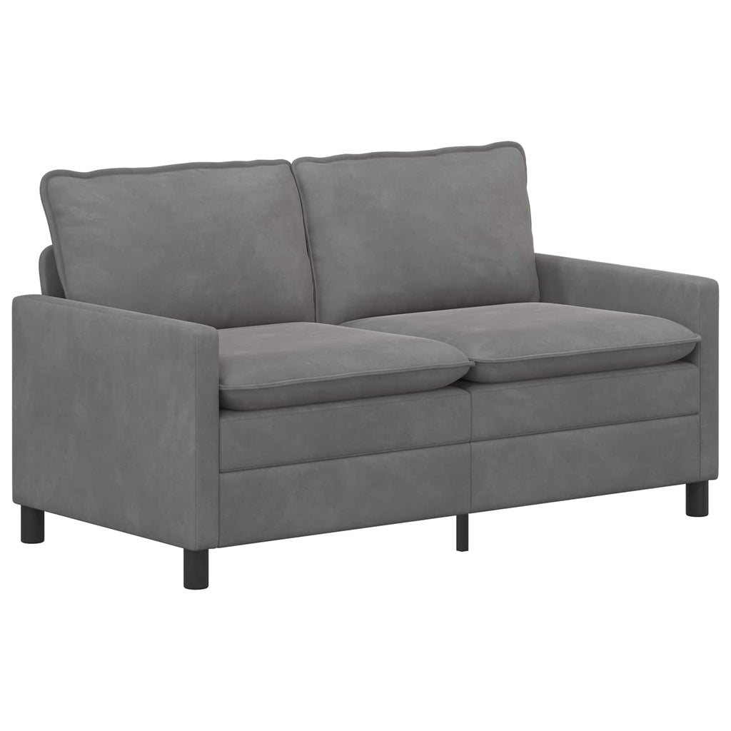 Sofa Dunkelgrau 156 x 81 x 87,5 cm Samt