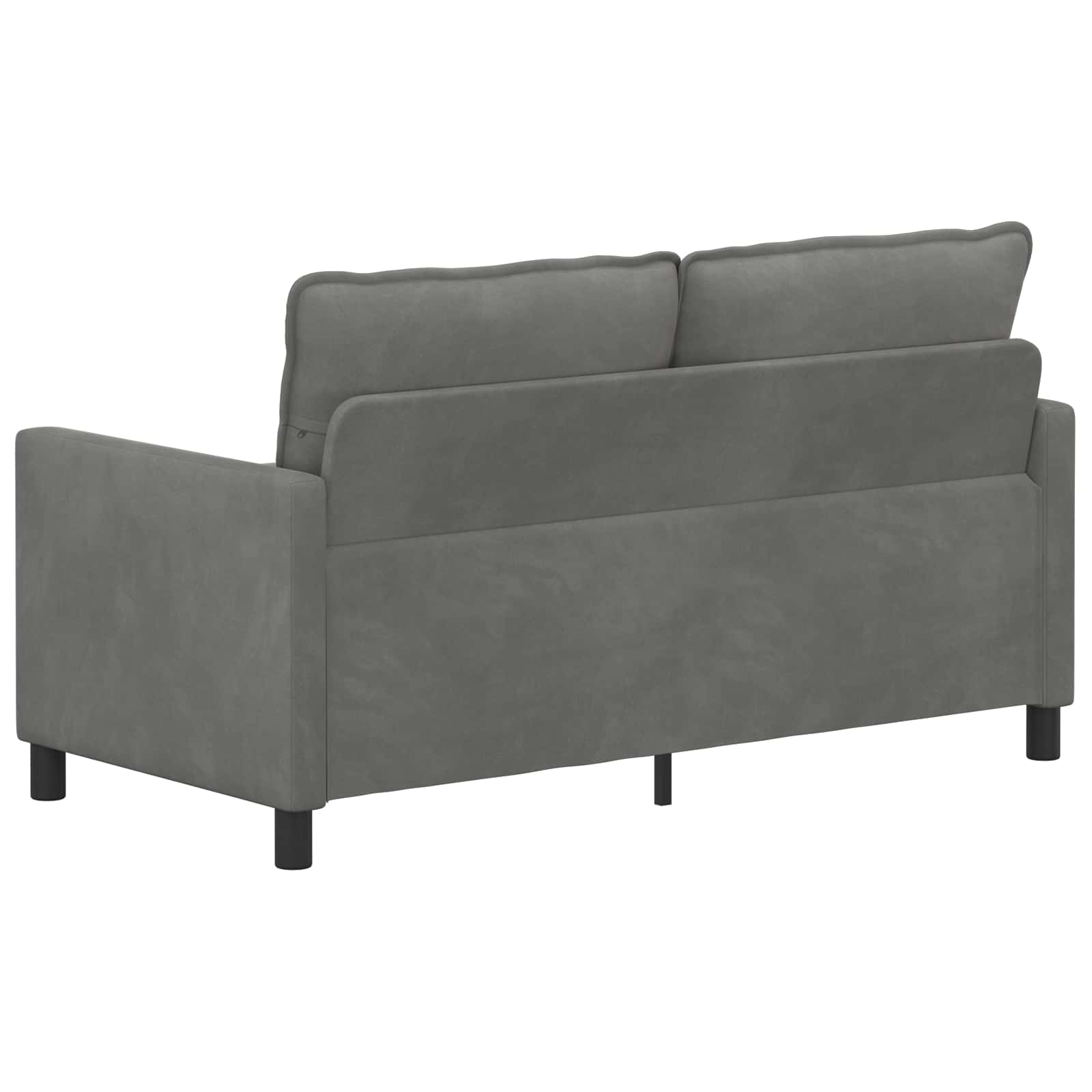 Sofa Dunkelgrau 156 x 81 x 87,5 cm Samt