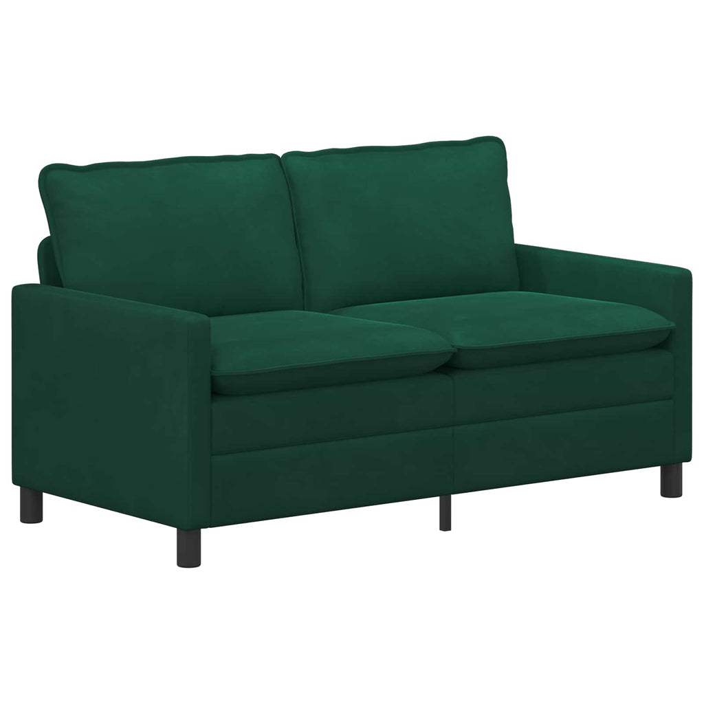 Sofa Dunkelgrün 156 x 81 x 87,5 cm Samt