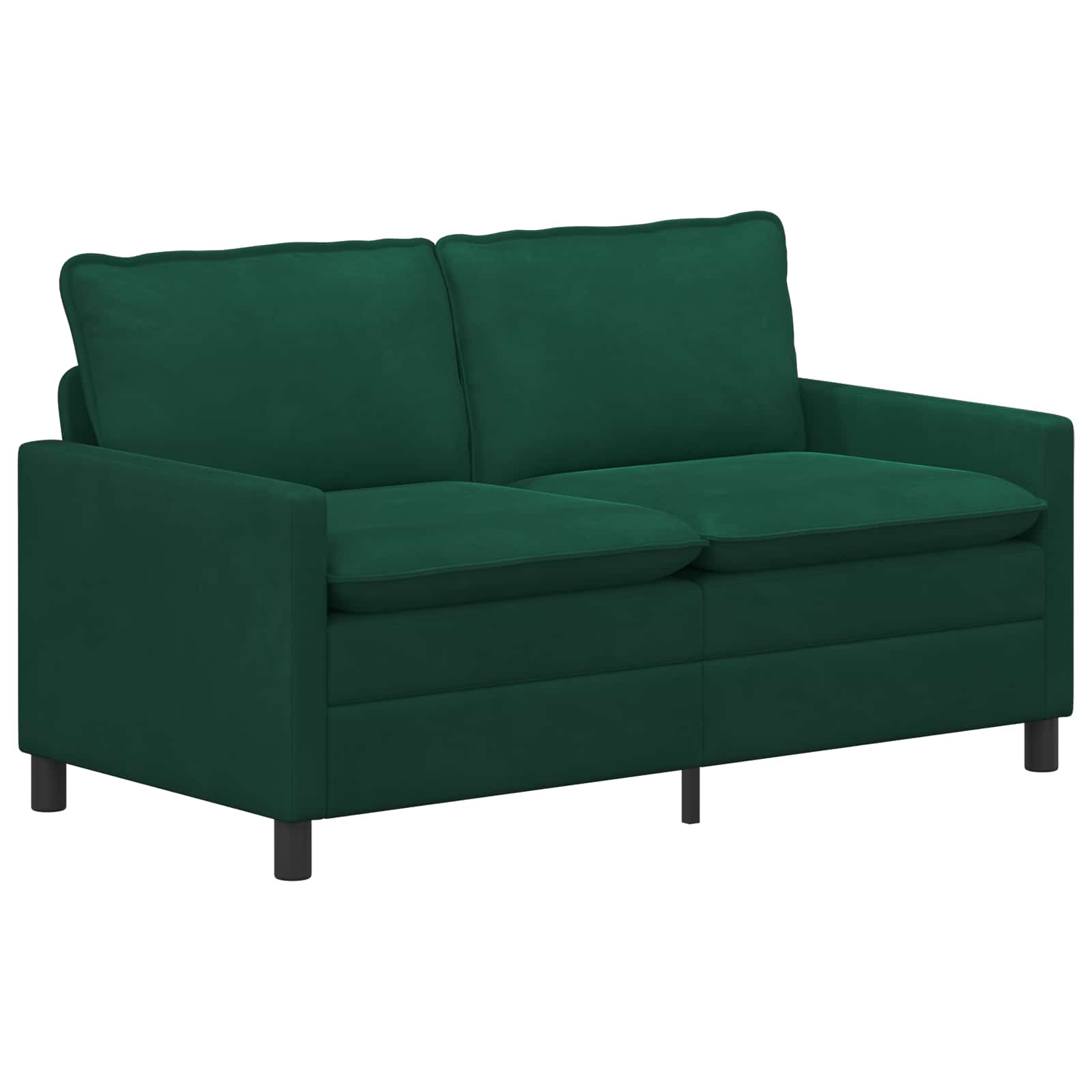 Sofa Dunkelgrün 156 x 81 x 87,5 cm Samt