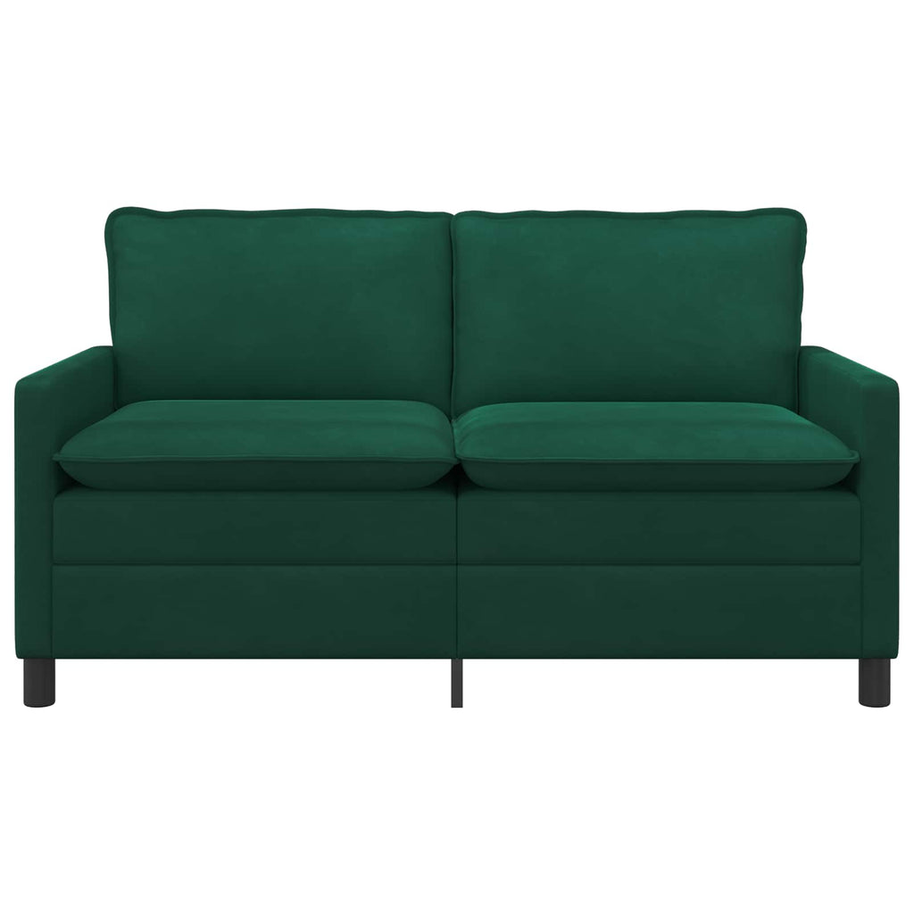 Sofa Dunkelgrün 156 x 81 x 87,5 cm Samt