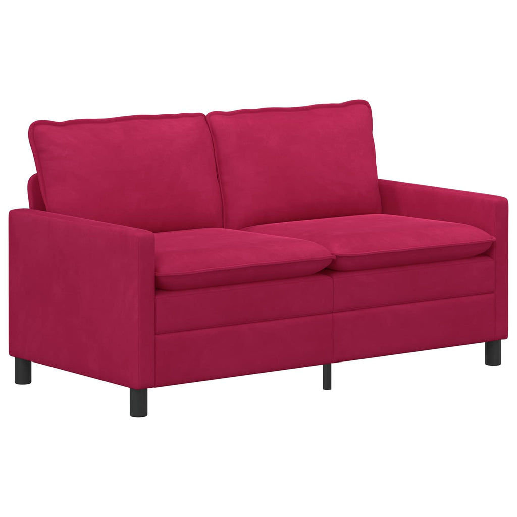 Sofa Weinrot 156 x 81 x 87,5 cm Samt