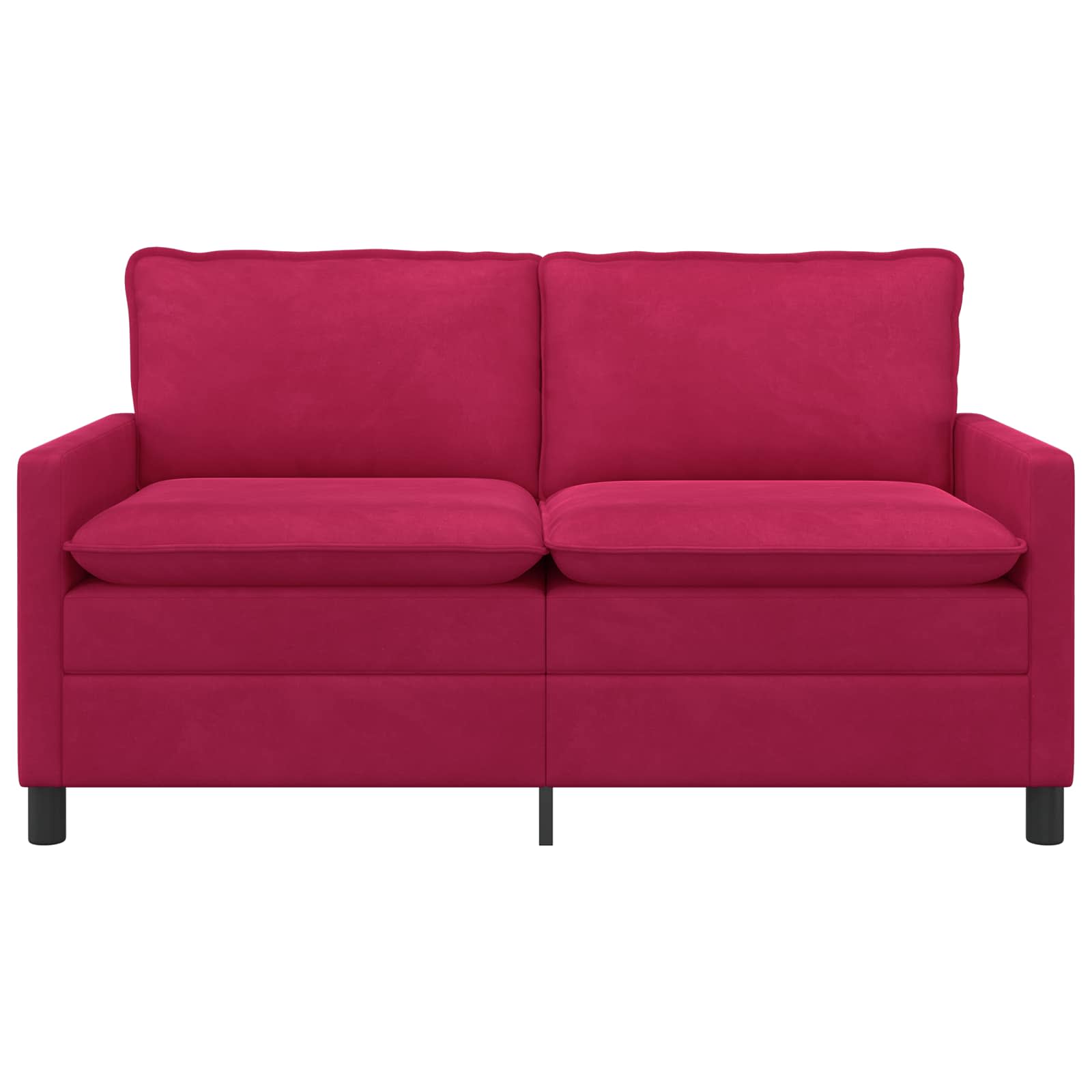Sofa Weinrot 156 x 81 x 87,5 cm Samt