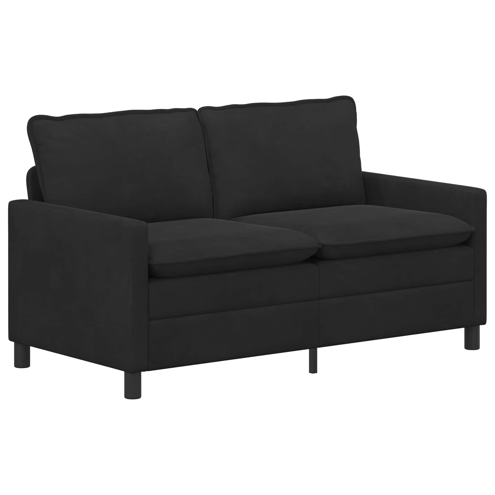 Sofa Schwarz 156 x 81 x 87,5 cm Samt