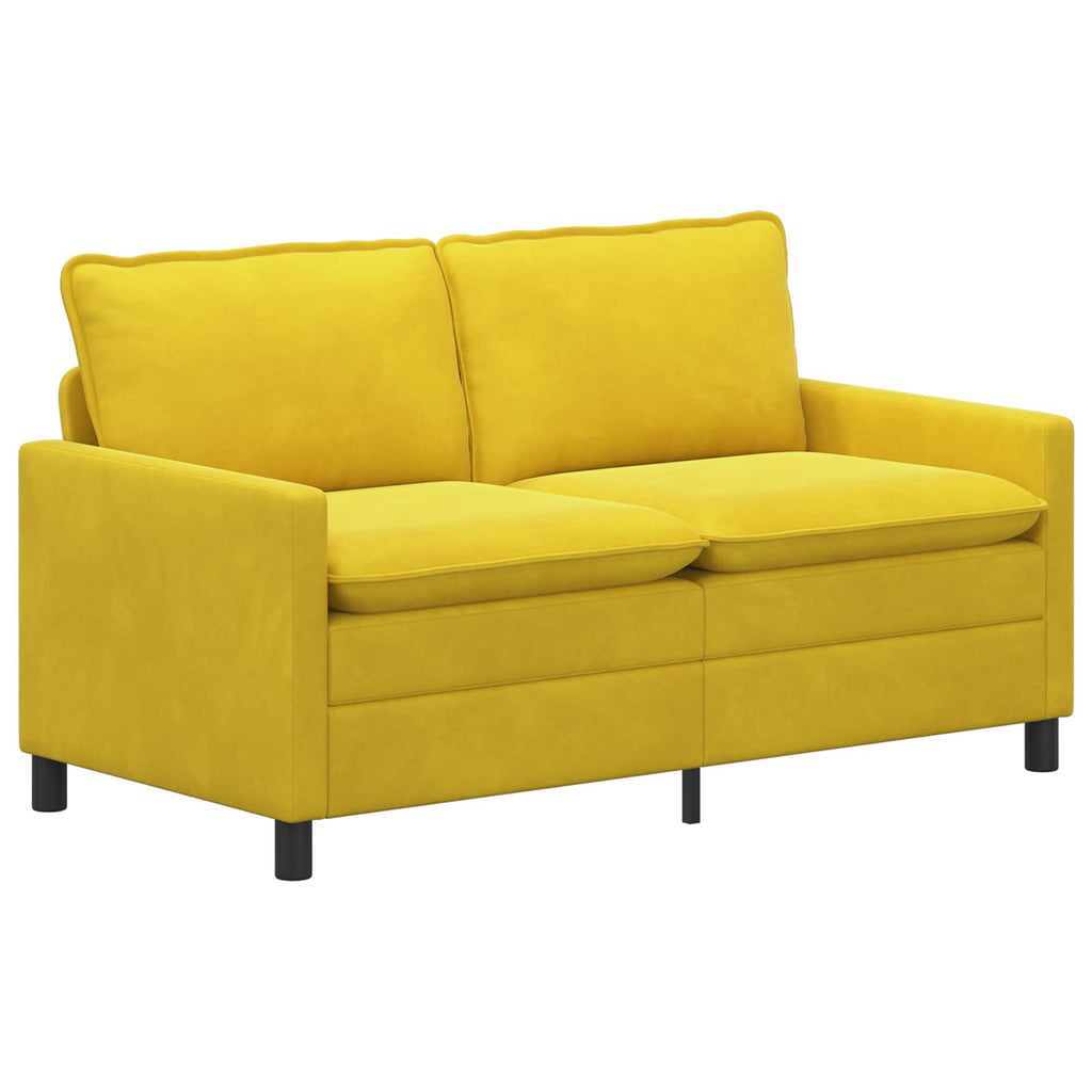 Sofa Gelb 156 x 81 x 87,5 cm Samt