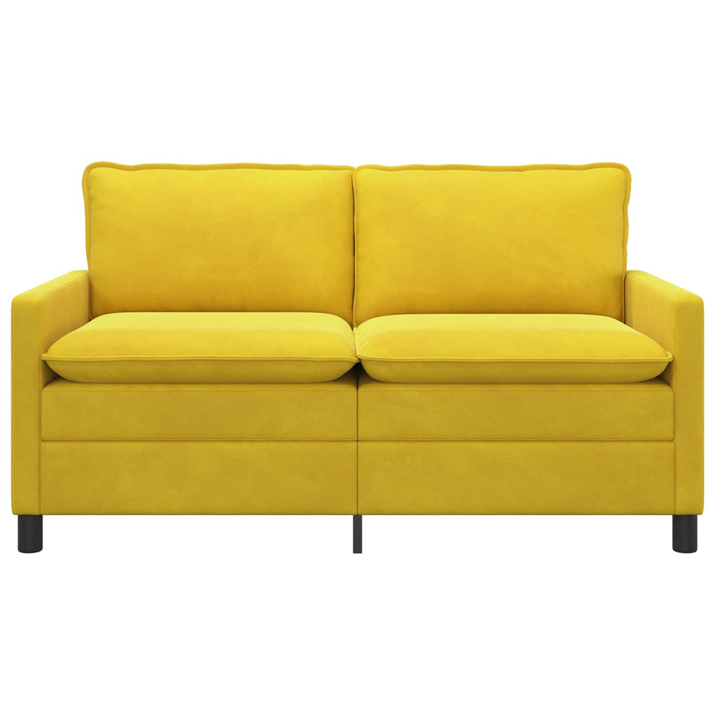 Sofa Gelb 156 x 81 x 87,5 cm Samt
