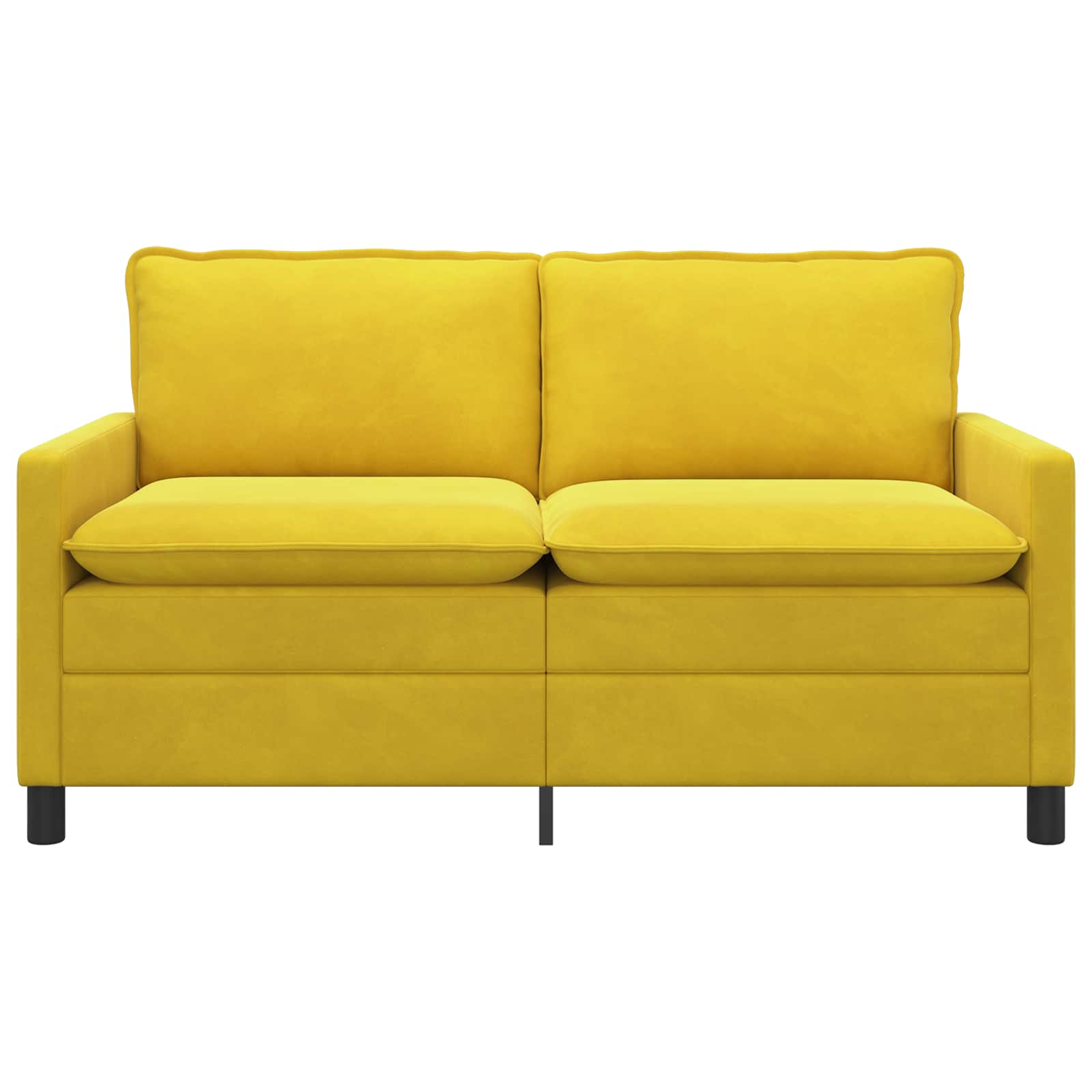 Sofa Gelb 156 x 81 x 87,5 cm Samt