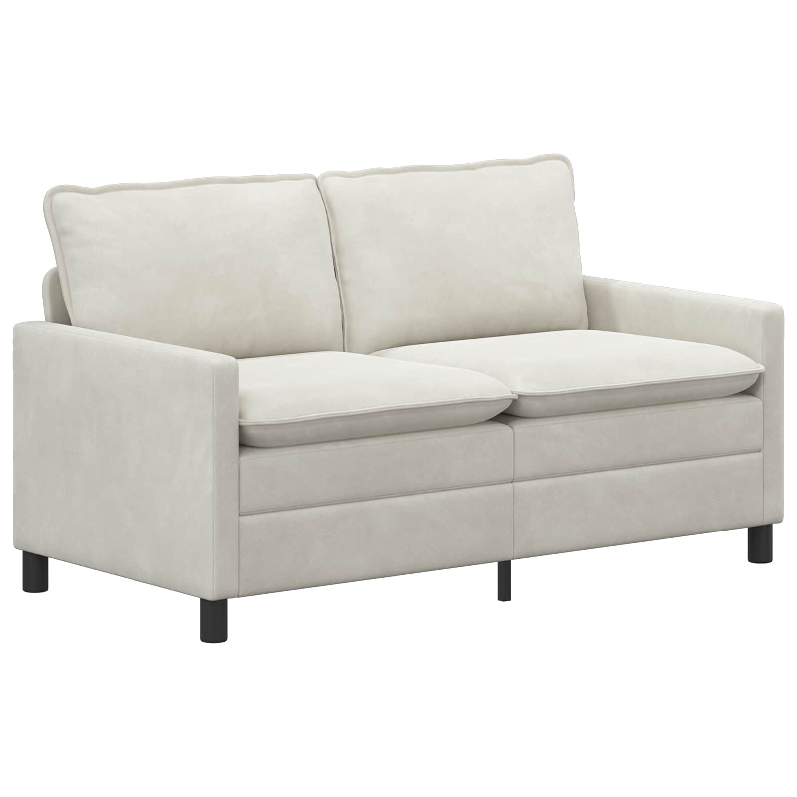 Sofa Creme 156 x 81 x 87,5 cm Samt
