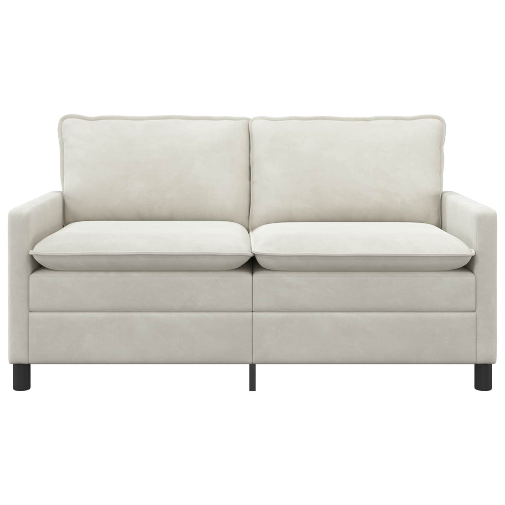 Sofa Creme 156 x 81 x 87,5 cm Samt