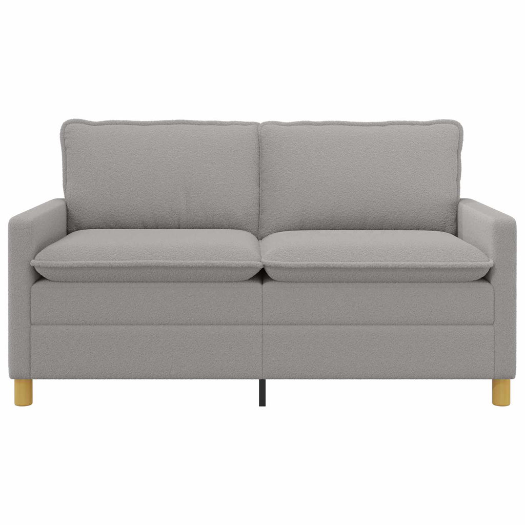 Sofa Hellgrau 156 x 81 x 87,5 cm Stoff