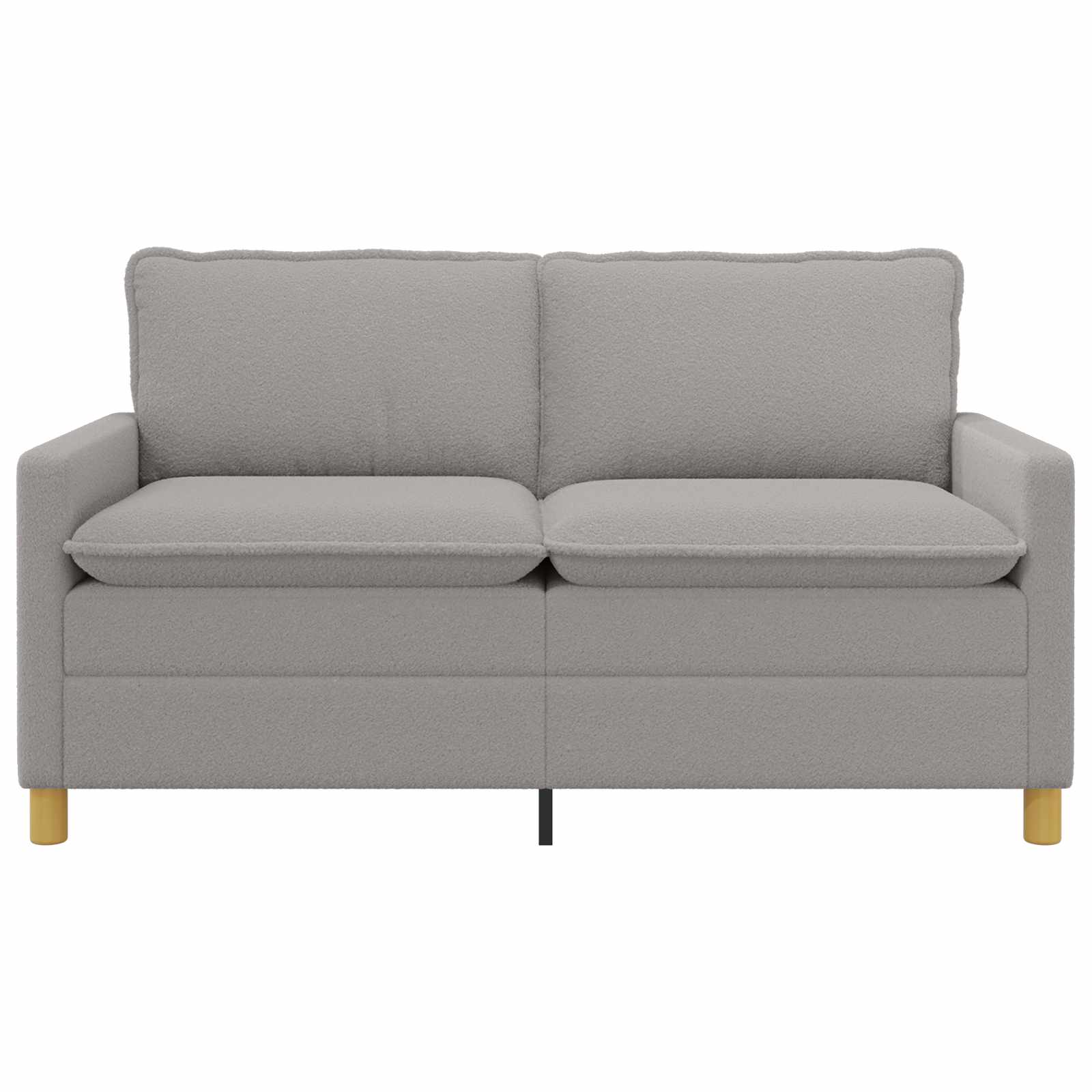 Sofa Hellgrau 156 x 81 x 87,5 cm Stoff