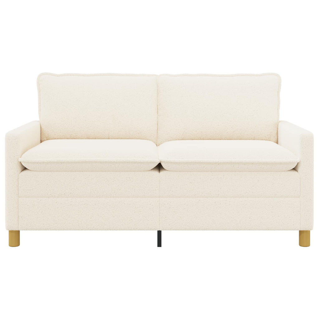 Sofa Creme 156 x 81 x 87,5 cm Stoff