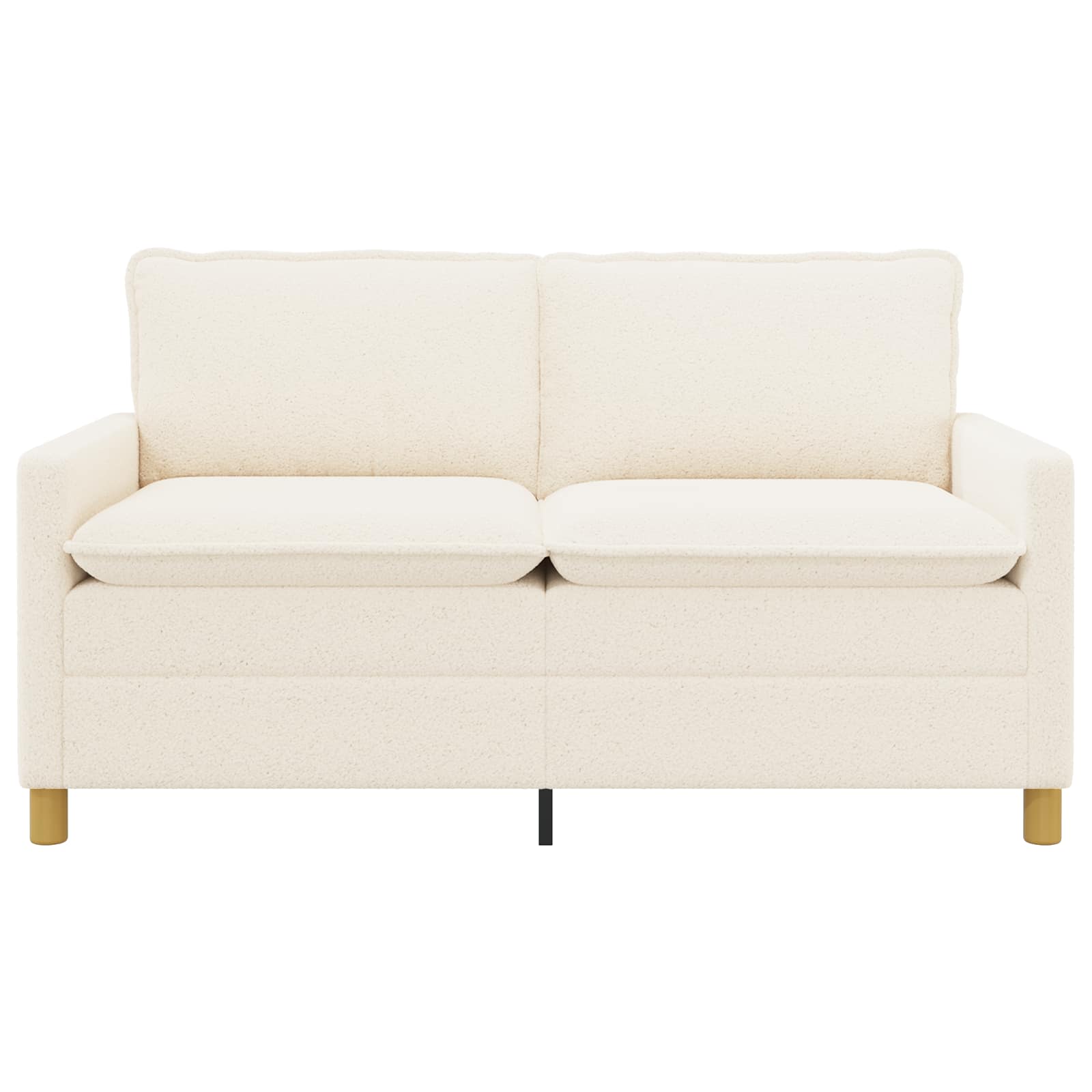 Sofa Creme 156 x 81 x 87,5 cm Stoff