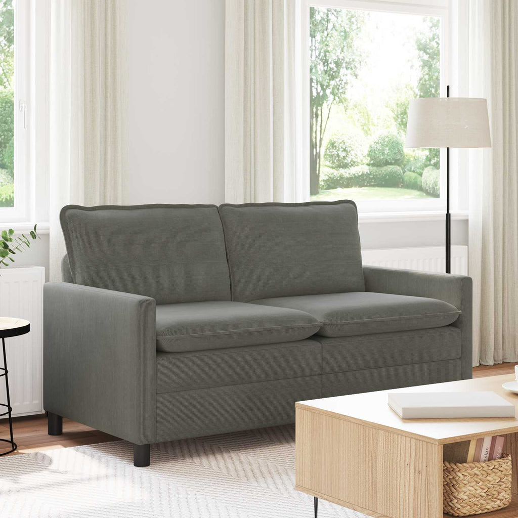 Sofa Hellgrau 156 x 81 x 87,5 cm Stoff