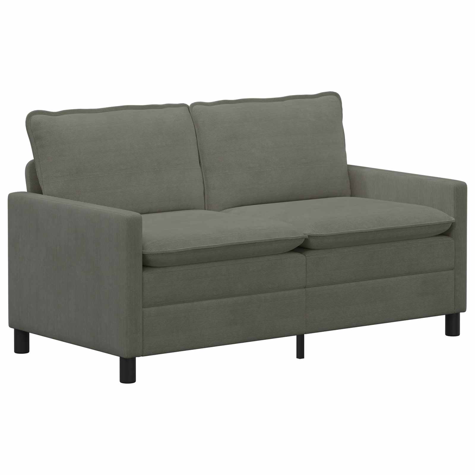Sofa Hellgrau 156 x 81 x 87,5 cm Stoff