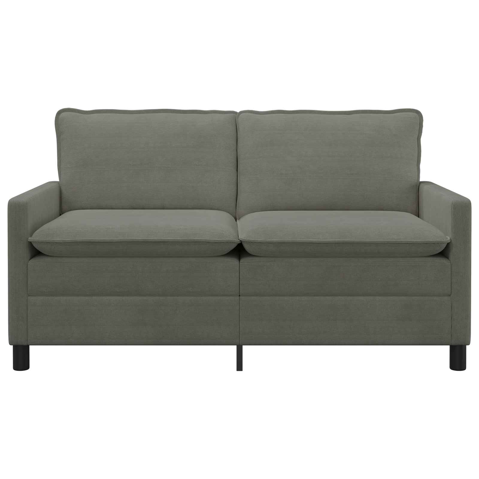 Sofa Hellgrau 156 x 81 x 87,5 cm Stoff