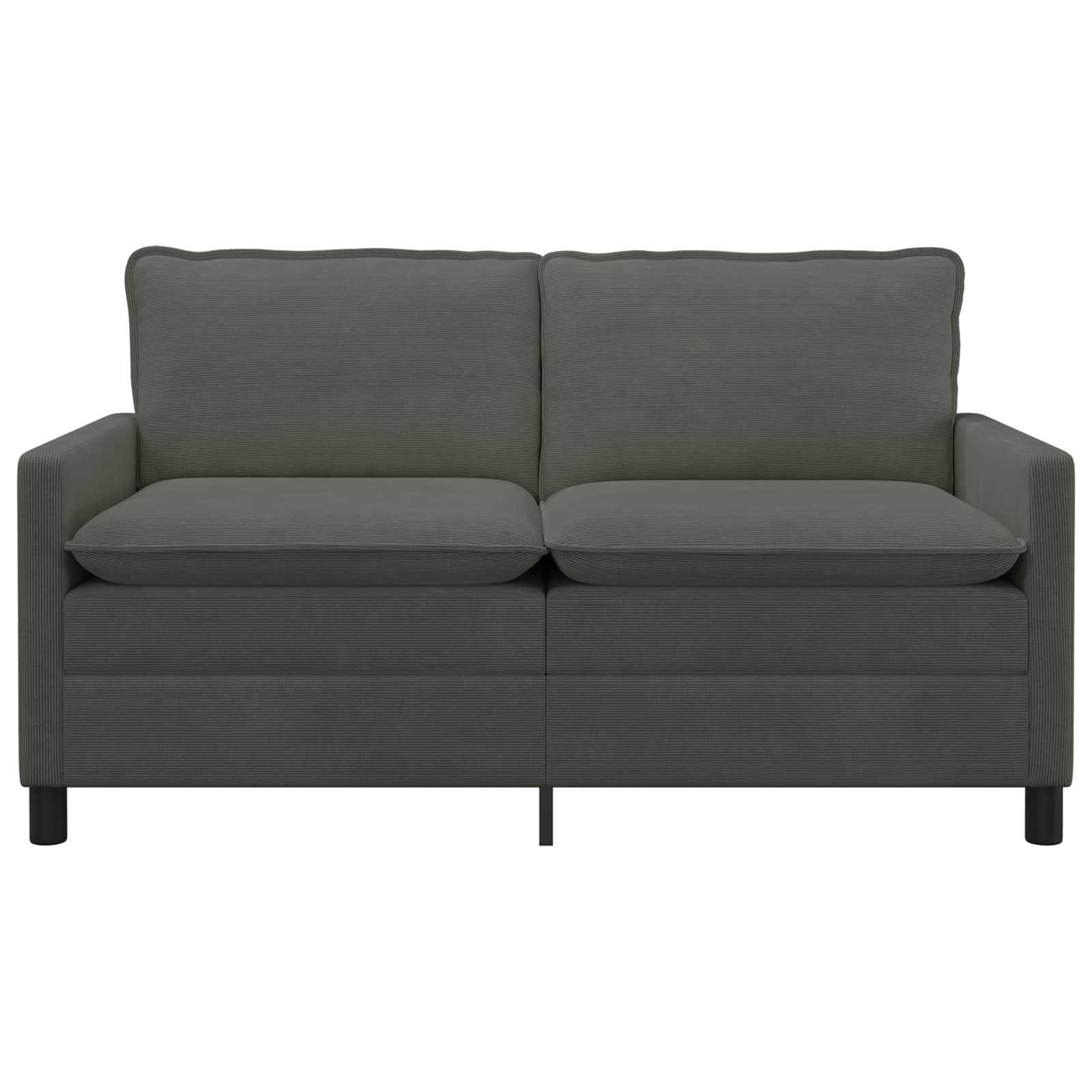 Sofa Dunkelgrau 156 x 81 x 87,5 cm Stoff