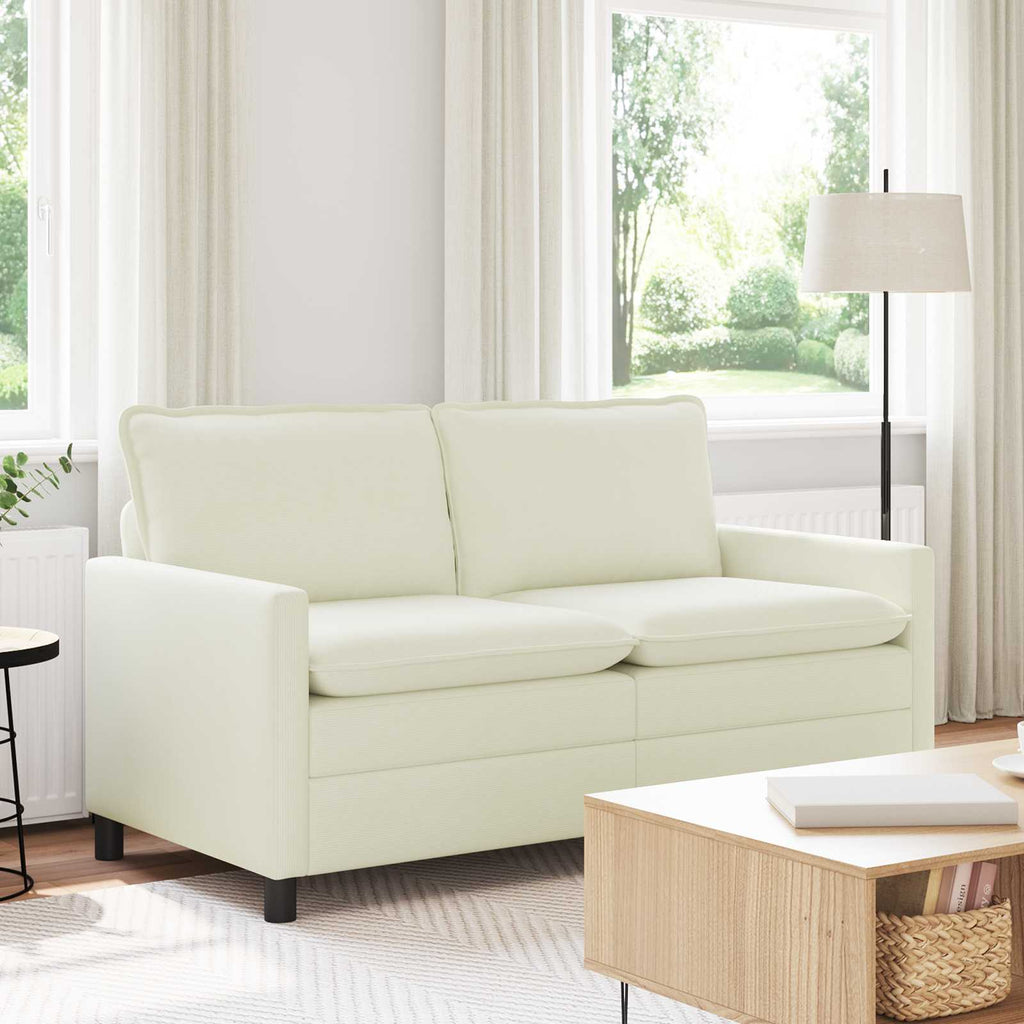 Sofa Creme 156 x 81 x 87,5 cm Stoff