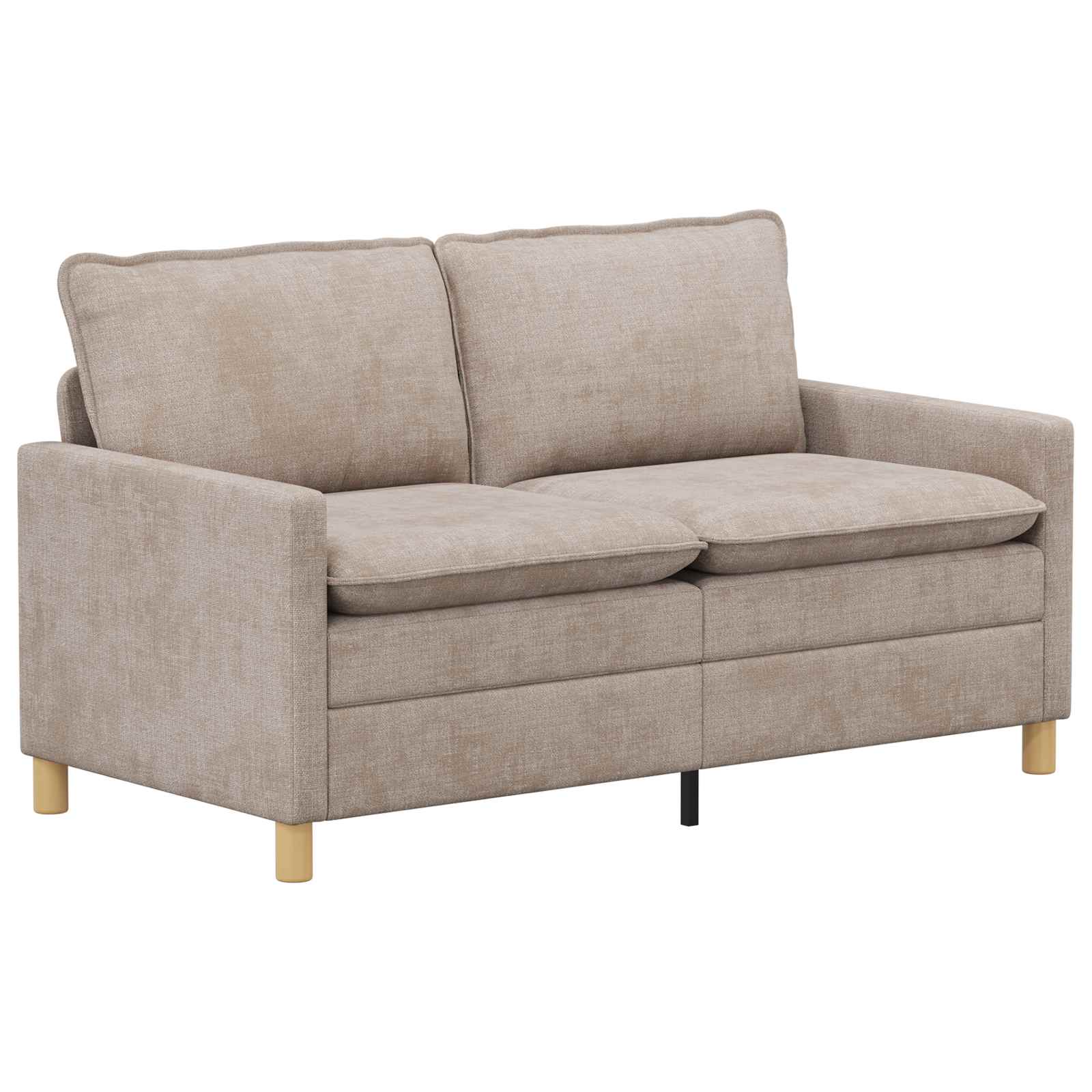 Sofa Beige 156 x 81 x 87,5 cm Polyester